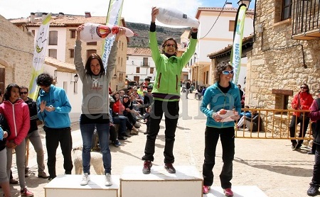 María Pilar Prades, del club Orinoco-La Cordada de Alcañiz, venció el pasado fin de semana en la Carrera de Montaña de La Iglesuela del Cid.