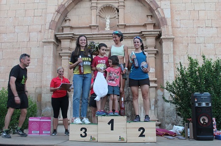 Pódium femenino edición 2022
