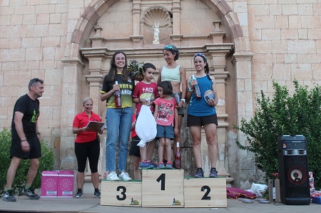 Alicia Moreno, Laura Morcillo y Laura Martín completaron el podio femenino de la séptima edición de la Torre de las Arcas Trail.